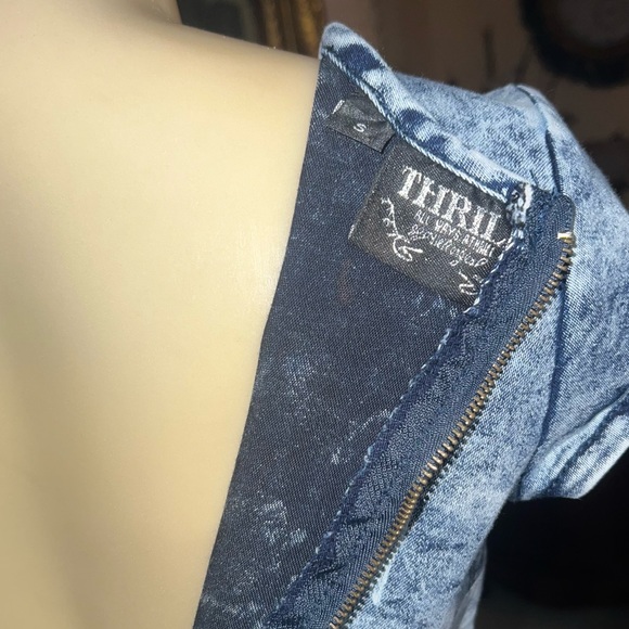💙🦋💙 Denim Stretchy Dress Size S - Picture 7 of 10